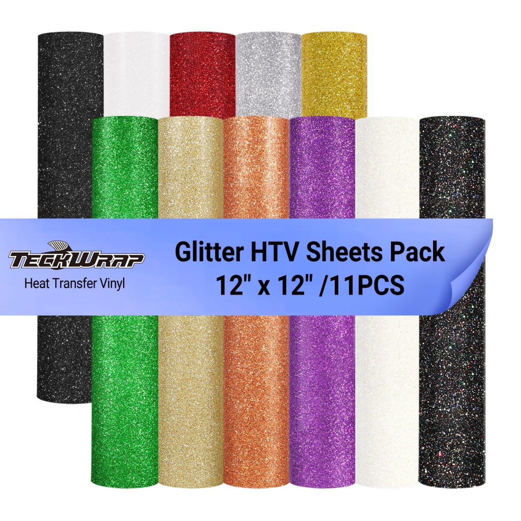 HTV-Glitter-11PCS Glitter HTV